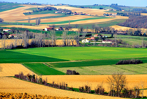 Paysage campagne Gers