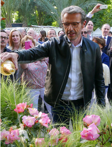 Lambert Wilson Rose Bapteme NewsJardinTV P1010356