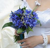 Blue Wedding Flowers