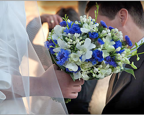 Bouquet mariee Bleuet 