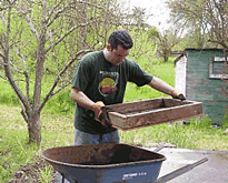 Tamisage compost