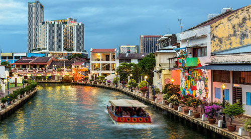 Malacca Maisons Riviere