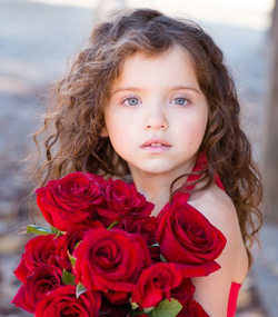 Enfant Bouquet Roses DR